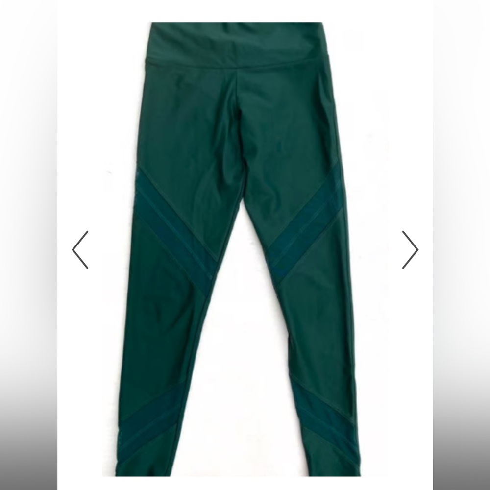 Onzie size small/medium Flow Mesh Insert High Rise Legging pant and bralette top - Picture 3 of 11